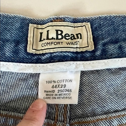LL Bean Comfort Wash Jean Medium Wash Rozmiar 44 - Zdjęcie 5 z 8