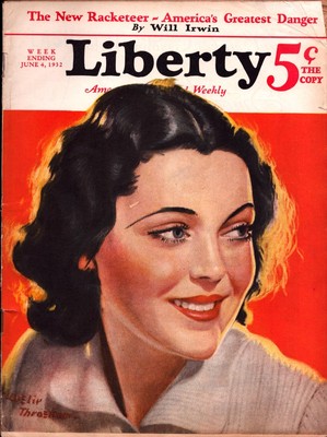 Liberty Weekly Magazine June 4th 1932 Leslie Thrasher Cover Dr. Suess Olympics