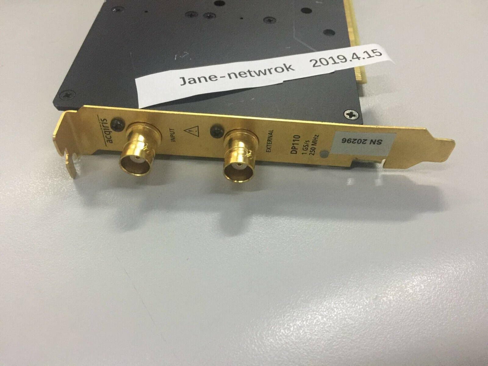 1PCS USED acqiris DP110 1gs/s 250 Mhz BP040101D  (by Fedex or DHL)   *vb