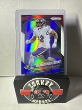 2025 Panini Prizm - Nnamdi Madubuike #22 Red White Blue Prizm Baltimore Ravens