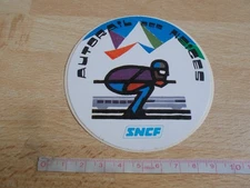 Vintage SNCF Sticker - Autorail des neiges
