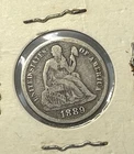 1889 Seated Liberty Dime - 0.9 Silver. USSC10LS