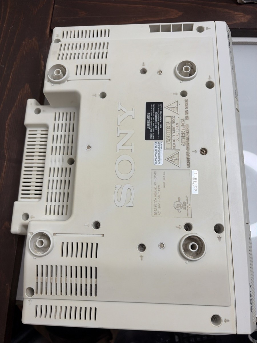 Sony ICF-CD513 Under Cabinet CD Player Stereo Radio Mega Bass