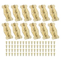 "Kleine Vintage-Box-Scharniere 2\", 12Stk 90-Grad-Schmetterling Scharniere, Gold."