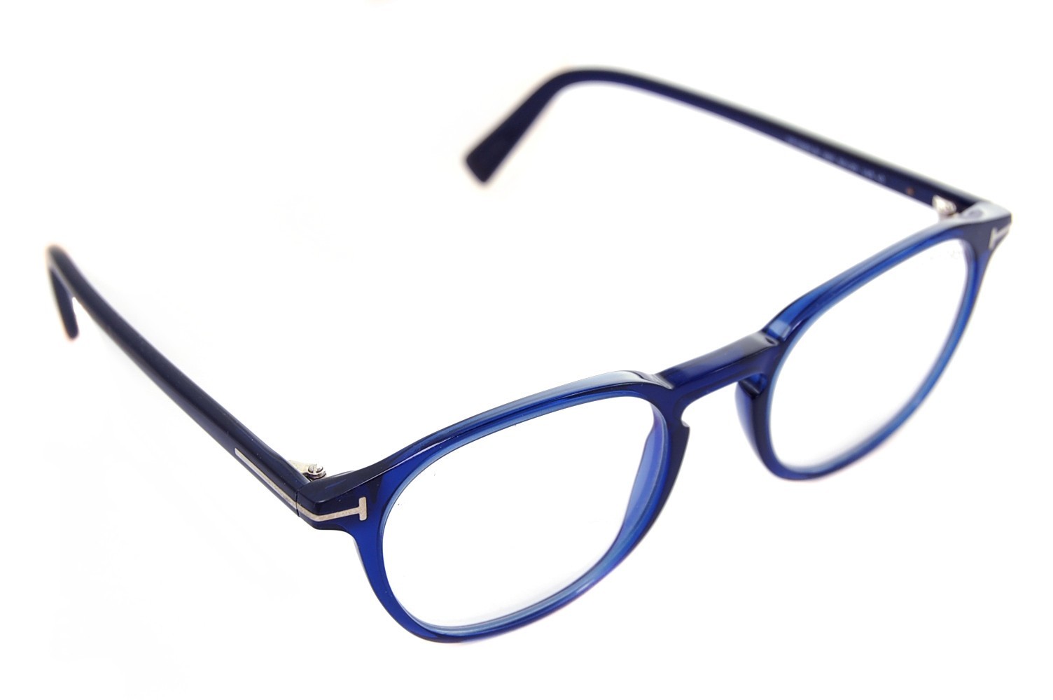 TOM FORD Blue Block Eyeglasses FT5583 090 50mm Men Women Round Square Oval BLUE