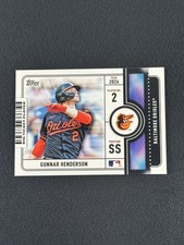 2026 Topps Series 1 GUNNAR HENDERSON Big Ticket Player #BTP-4 Baltimore Orioles