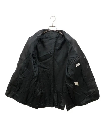 Paul Smith London Leather 3-Button Tailored Jacket Men's Size M Black image 3