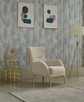 Sessel Polstersessel Wohnzimmer Einsitzer Stoff Beige Sitzer Luxus