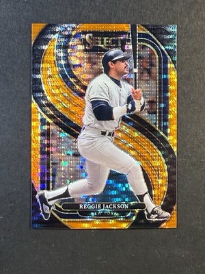 2025 Panini Select - Orange Pulsar Premier Level - 21/49 Reggie Jackson - #145