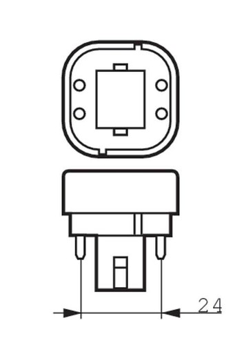 Philips CorePro LED PL-C (54115900), G24Q-3, 9 W, warmweiß, 900 lm, Kerzenform - Bild 3 von 3
