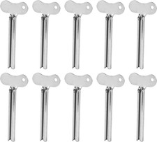 AUEAR, Stainless Steel Toothpaste Squeezer Tube Key Silver for Home Hair Dye Se