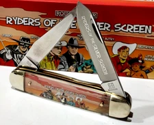 Rough Ryder Roy Rogers Moose Riders Of Silver Screen Muskrat Pocket Knife RR1839