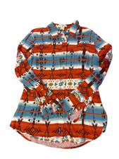 Wrangler RETRO Womens Long Sleeve Western Shirt Size Medium