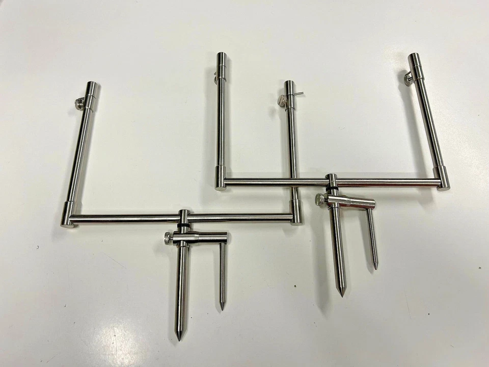 Singles storks buzz bar, bank sticks, stabilizers, 2 or 3 rod set up, Stainless - Image 2 of 4