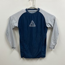 GRACIE JIU-JITSU Stretch Compression Long Sleeve Rashguard Large