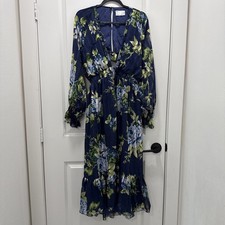 Asos Womens Ditsy Floral Fairy Maxi Dress Sz 10 Boho Hippie Festival/Maternity