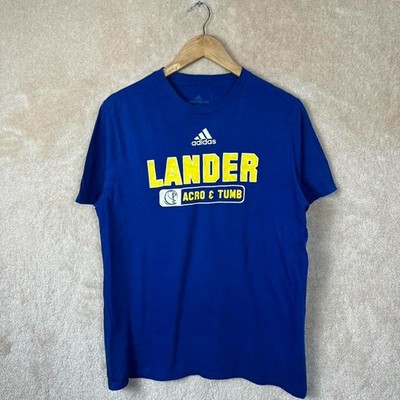 Adidas Amplifier Lander Acro & Tumb T-Shirt Herren mittelblau Sport sportlich