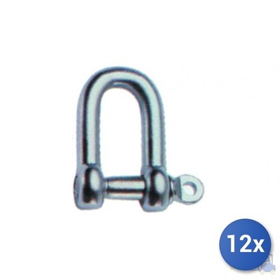 12x Robur Galvanized Grillo Wall Hook, Steel, Grey, MPN 8014230413112