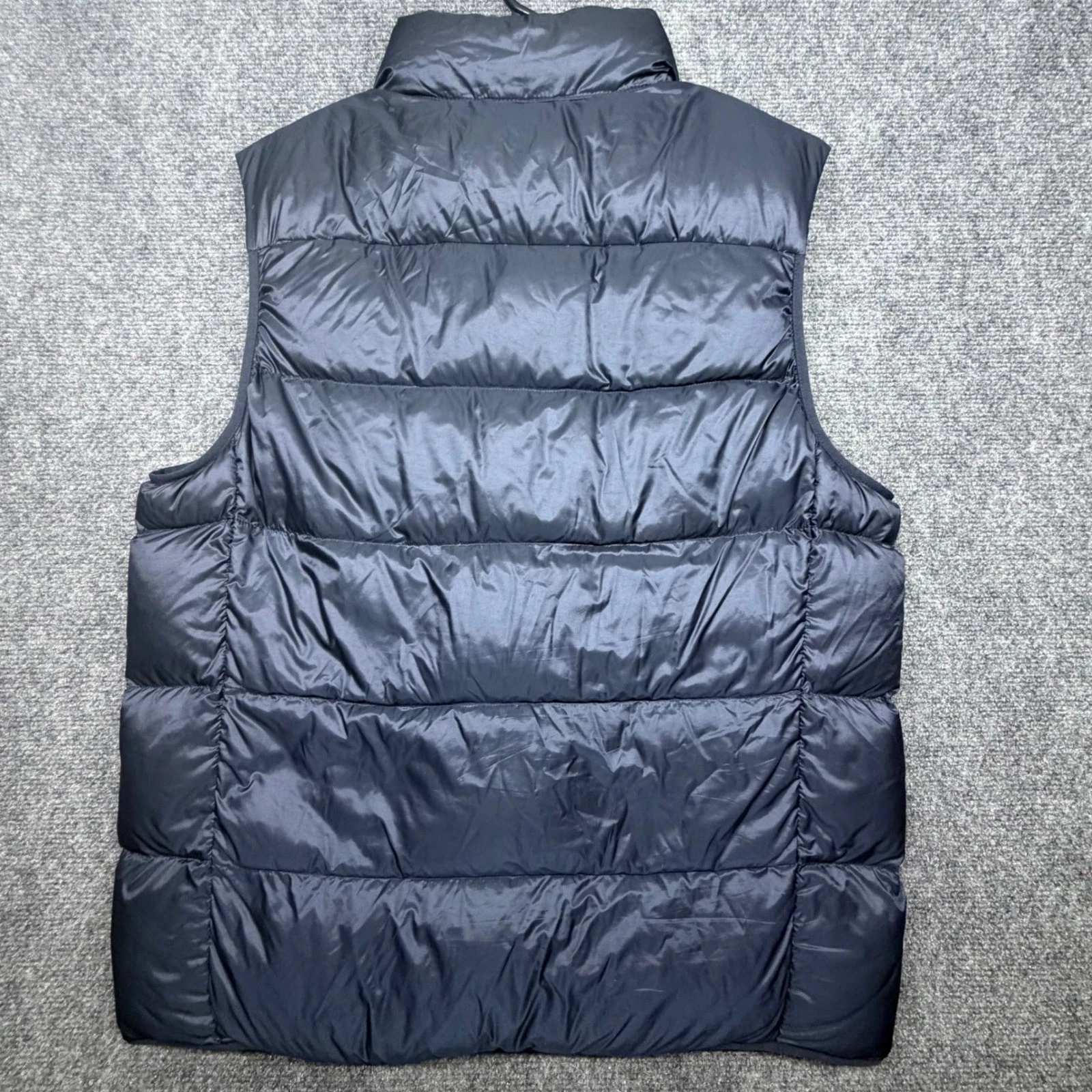 Uniqlo Mens Ultra Light Down Vest Medium Navy Blue Puffer Gilet 311-439807 image 8