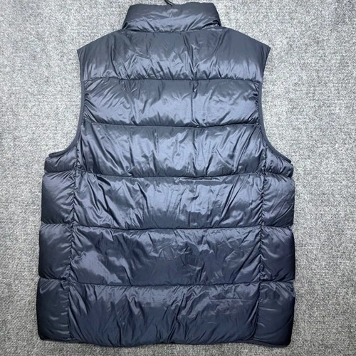 Uniqlo Mens Ultra Light Down Vest Medium Navy Blue Puffer Gilet 311-439807 image 8