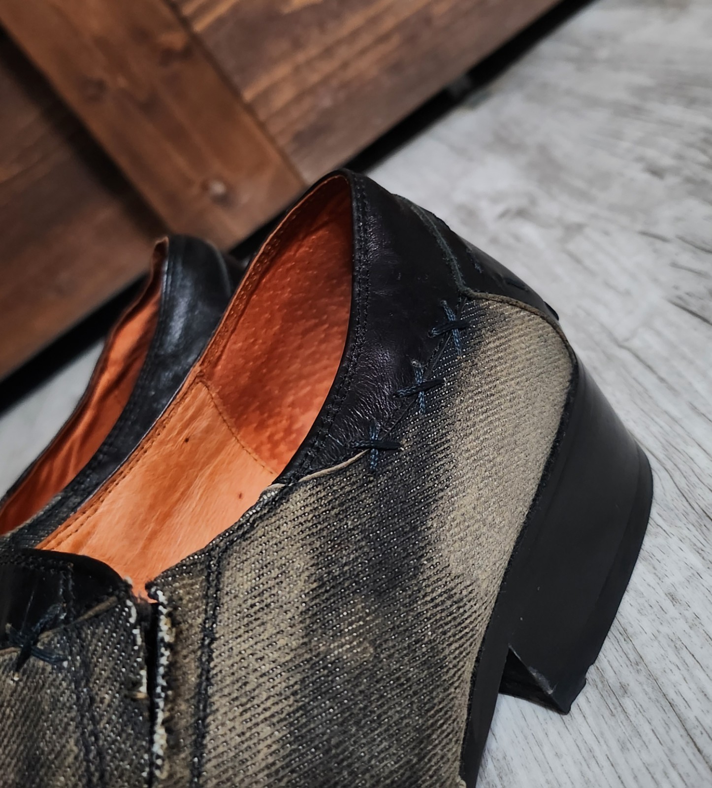 Robert Wayne "Implode" Gray Black Black/Tan Distr… - image 9