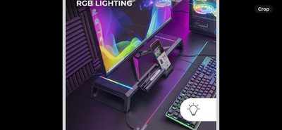 Multifunctional monitor stand, foldable design, hidden phone stand and small dra