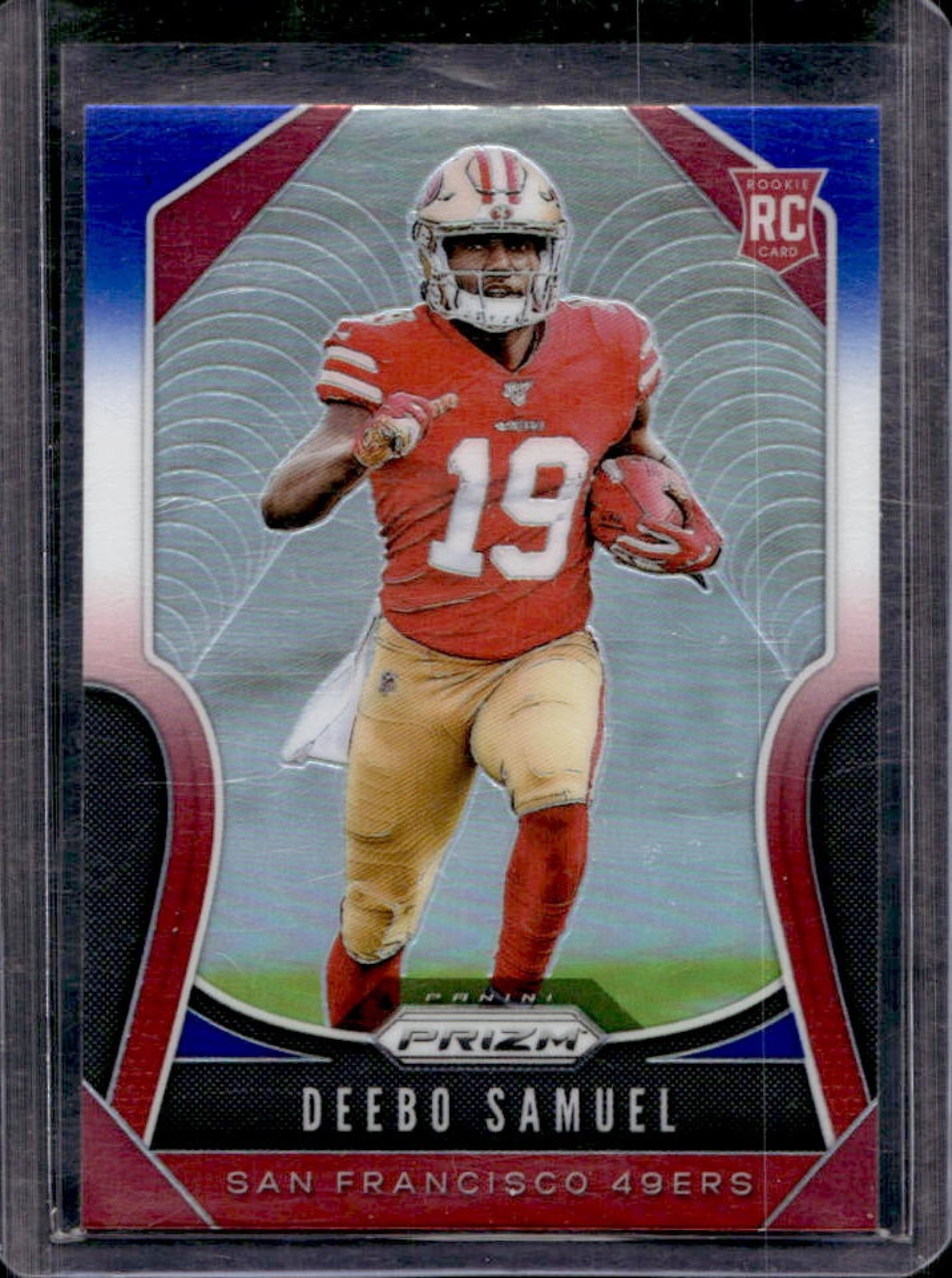 2019 Panini Prizm Deebo Samuel RC Red White and Blue Rookie #346 49ers