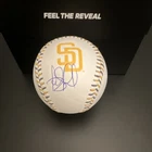 San Diego Padres SD Logo Signed Rawlings Official MLB Baseball (Fernando Tatis)