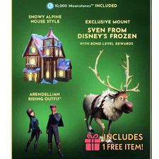 Dreamlight Valley Wishblossom Bonus Pack | Items worth 10,000 Moonstones