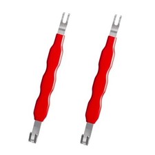 2 Pcs Automotive Electrical Terminal Connector Separator Removal Tool, Plug Red