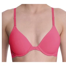Natori Bra 728309 Lush Front Close Contour underwire dark pink size 38C