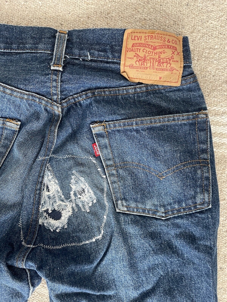 80s USA製 levi’s 501 w34 80s Levi's 501 Vintage Shrink to Fit Deadstock W28 L34