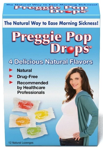 Three Lollies Preggie Pop Drops Morning Sickness 12 Natural Lozenges - 577506