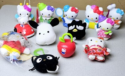 KITTY GOODS 2001 2002 15号～17号 Hello Kitty 2001 McDonalds Happy Meal Toys Sanrio VTG VGC Lot of