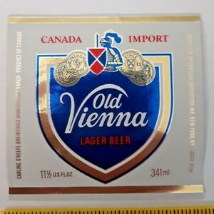 Kronenbrau 1308 Beer Bottle Label Carling O'Keefe Breweries Vancouver Canada
