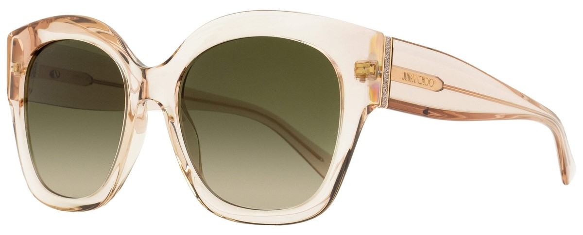 JIMMY CHOO スクエアフレムサンクラス LEELAS FWMHA Jimmy Choo Square Sunglasses Leela FWMHA Nude 55mm | eBay