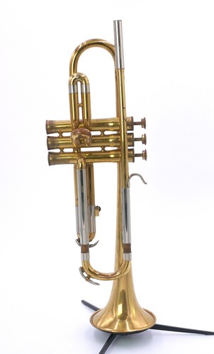 ACB Garagenverkauf: Buescher Aristokrat Trompete im Klarlack tolles Jazzhorn! - Bild 3 von 16