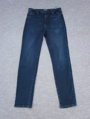 LTB Jeans Women W32 L32 Dark Blue Addicted Dores C Slim Mom Stretch
