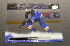 2022-23 UD Series 2 Base Clear Cut #409 Nick Leddy - St. Louis Blues