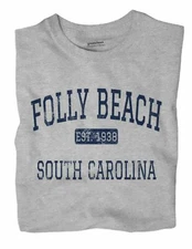 Folly Beach South Carolina SC T-Shirt EST