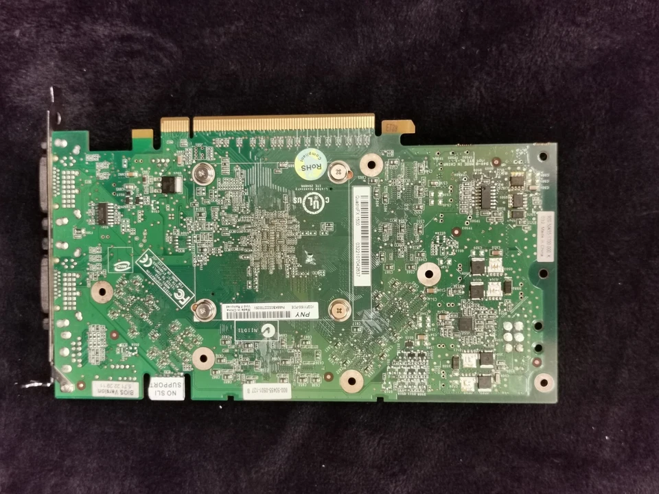 PNY NVIDIA QuadroFX 1500 Graphics Card, PCI-E, 325MHz GPU, 256MB, 2x DVI, S-VID - Image 3 of 4