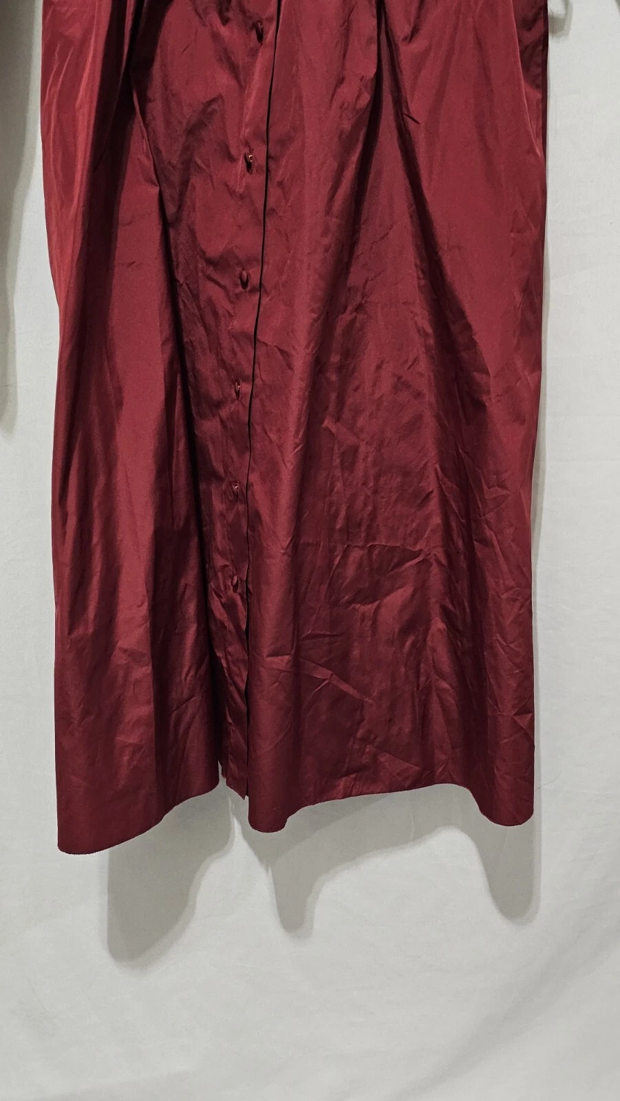 CAMICIA DONNA ROSSA VALENTINO TAGLIA 38IT 2US ABITO IN TAFFETA $975