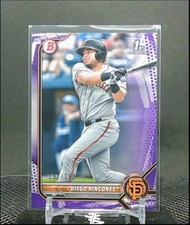 2022 Bowman Baseball Diego Rincones Purple /199 1st Giants