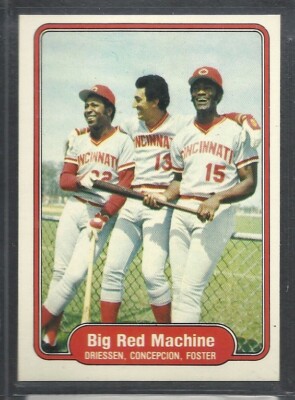 1982 Fleer - George Foster, Dave Concepcion, Dan Driessen #630 for