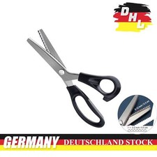 Profi Zackenschere 23cm Schneiderschere Stoffschere Zick Zack schere DHL DE