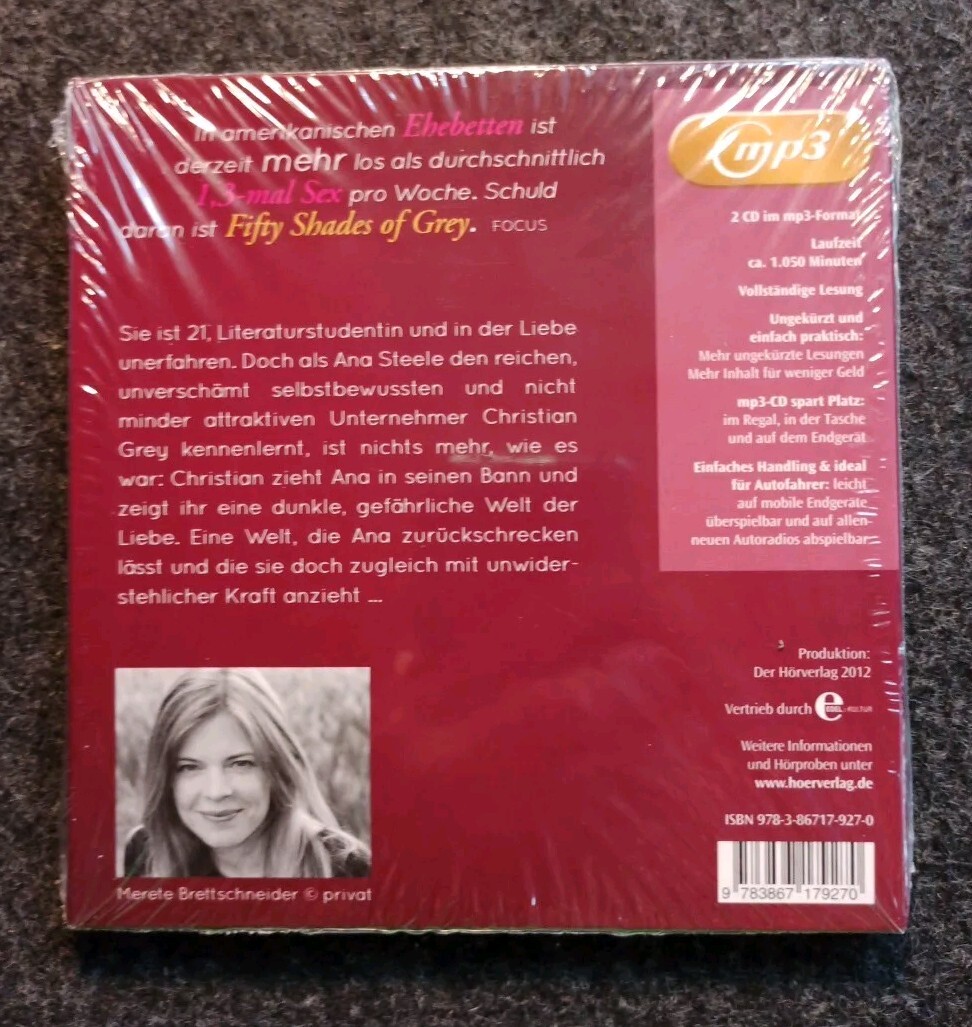 Thumbnail - Shades Of Grey. Geheimes Verlangen: Band 1 (hörbuch 2 Cds) Neu Ovp