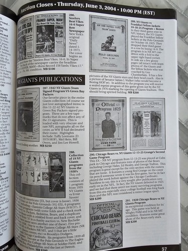 Rare Sports Magazine Albersheims Internet & Phone Auction Magazine 2004 - Picture 9 of 9