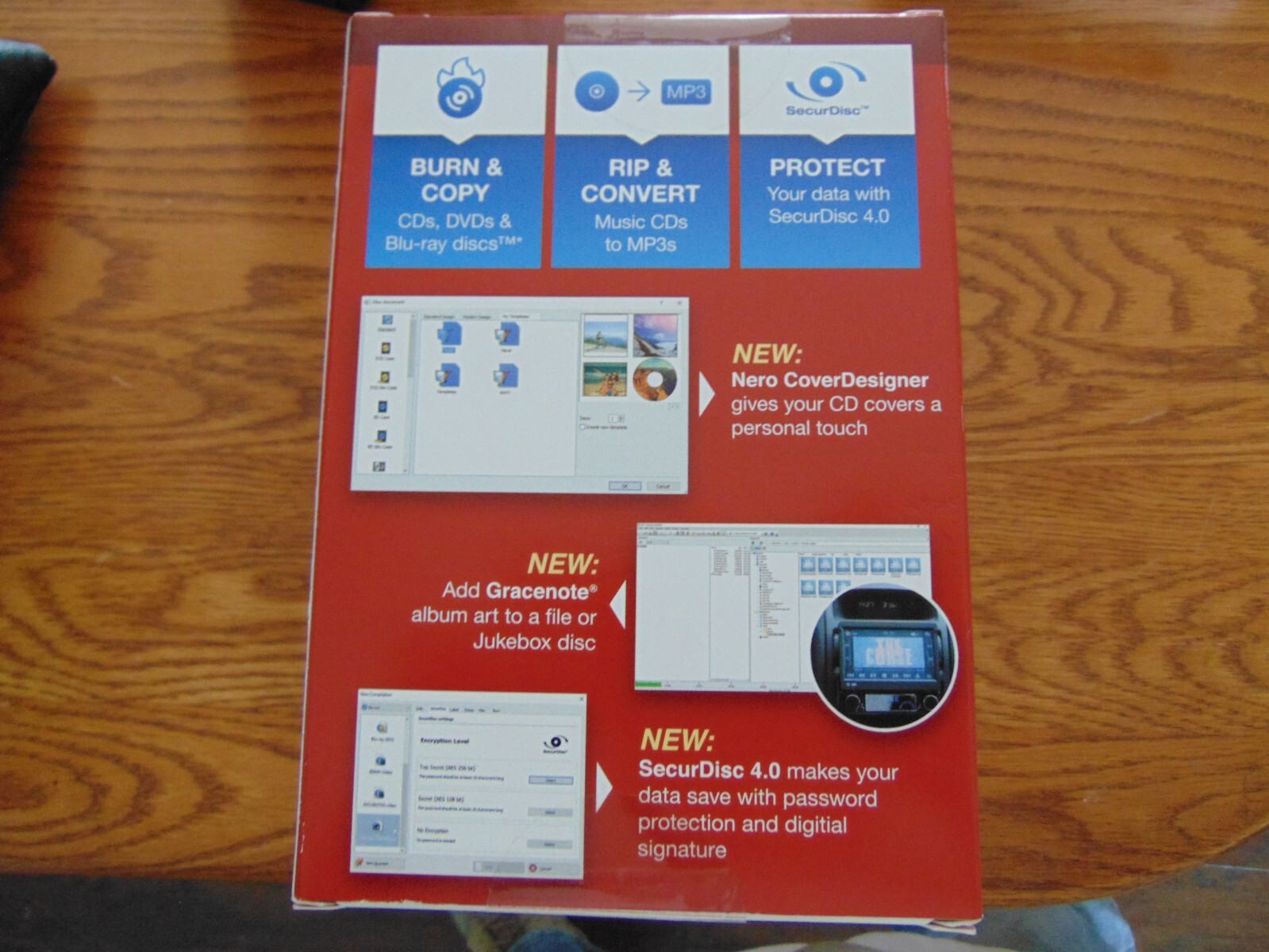 Nero Burn Express Version 4 Burns BluRay / DVD / CD eBay