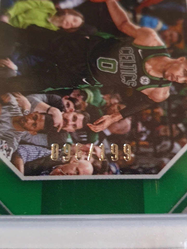 2017 Panini Spectra Jayson Tatum Rookie #PATCH /199 Player Worn RC Jersey - Image 3 of 4