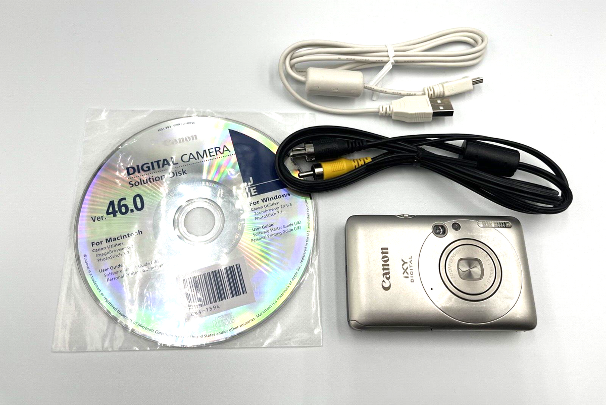 ジャンク Canon IXY 210is Canon IXY DIGITAL 210 IS Compact Digital Camera Silver with Box